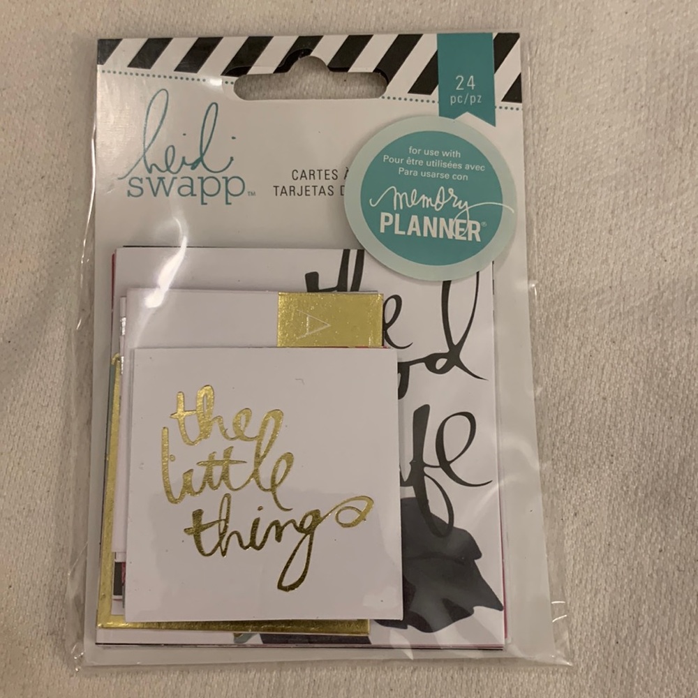 Heidi Swapp memory planner ephemera 24pc